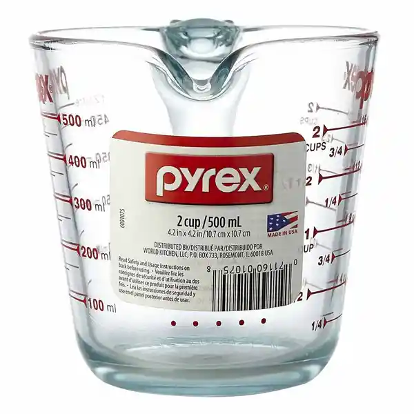 Pyrex Vaso Medidor 500 mL