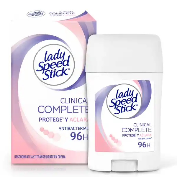 Lady Speed Stick Desodorante Protege Aclara Crema 55 g