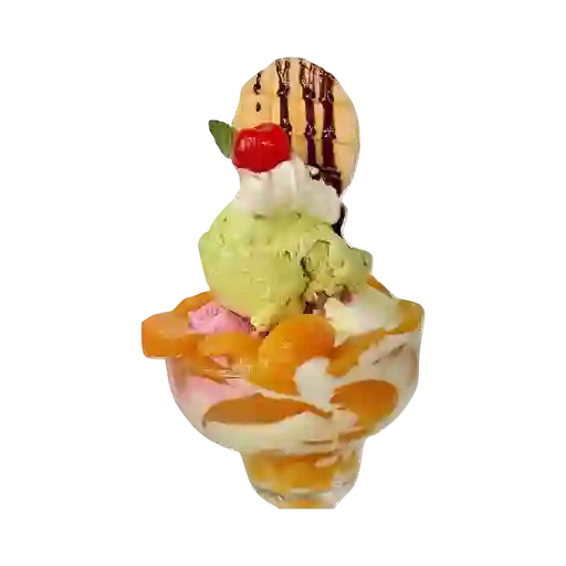 Copa Durazno con Helado