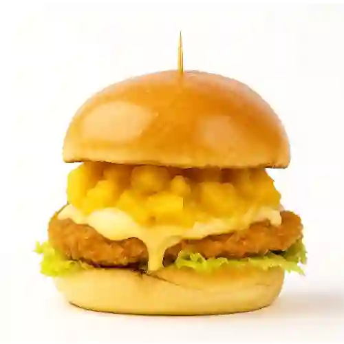 Burgers de Pollo Hawaiana