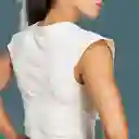 Adidas Camisa Polo Power Boxy Tk Mujer Blanco T L Ref: IW3188