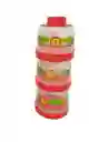 Safari Dispensador Porta Leche Formula Cereal Bebe Infantil Libre Bpa Color Verde Refgbs414