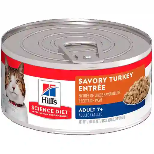 Hills Alimento Humedo Para Gatos Mature Turkey 156 G