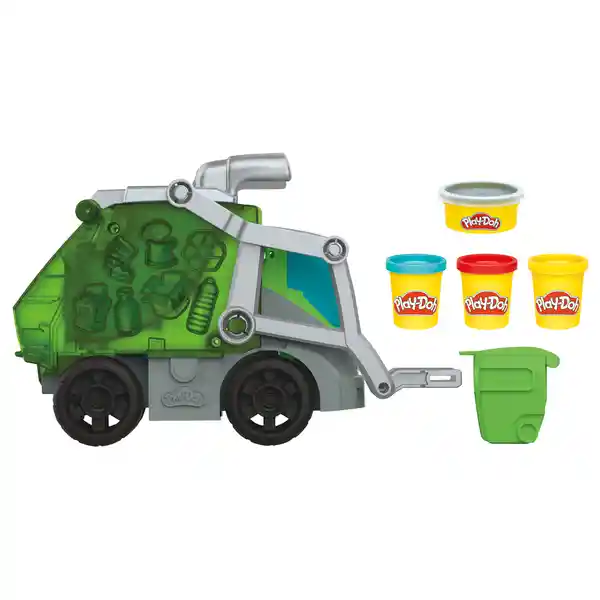  Play Doh  Masa Moldeable Wheels Divertido Camion De Basura 2 En 1 