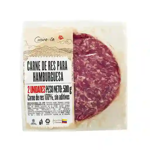 Cuisine & Co Carne de Res Para Hamburguesa