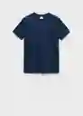 Camiseta Cherlo Porcelana Talla L Hombre Mango
