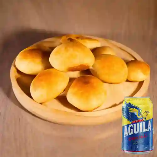 Combo Pandebono + Cerveza Aguila Original Lta 330ml