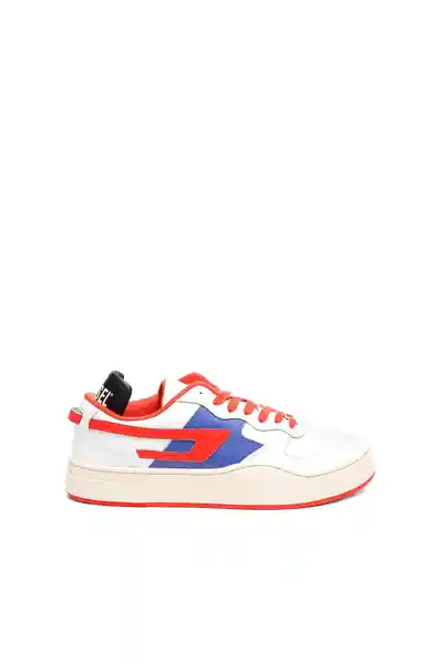 Diesel Tenis S-Ukiyo Low Blanco Agujeta Roja Talla 11