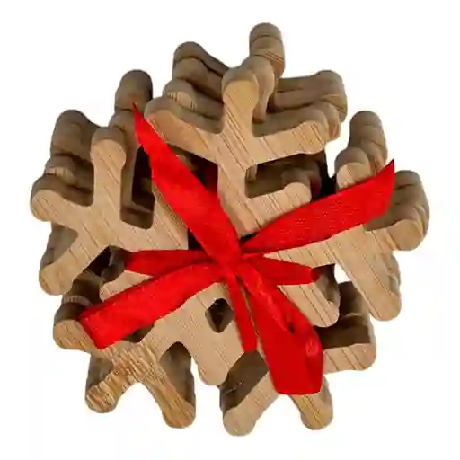 Juego Porta Vasos Bambú 1802000061 Finlandek