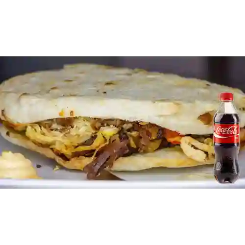 Combo Arepa Mixta + Coca-Cola Flexi 200 ml