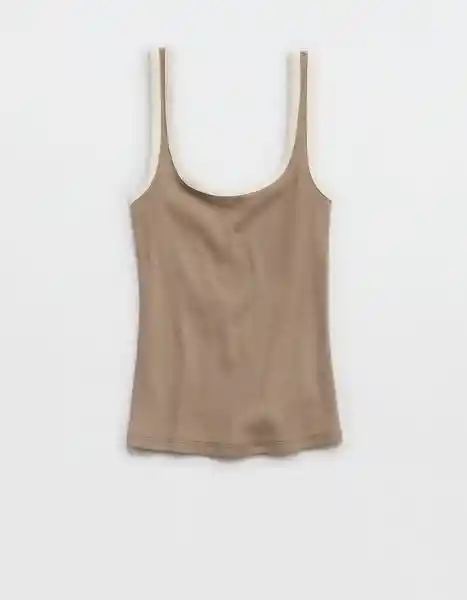 Camiseta Aerie Beige Talla Medium 3930676 American Eagle