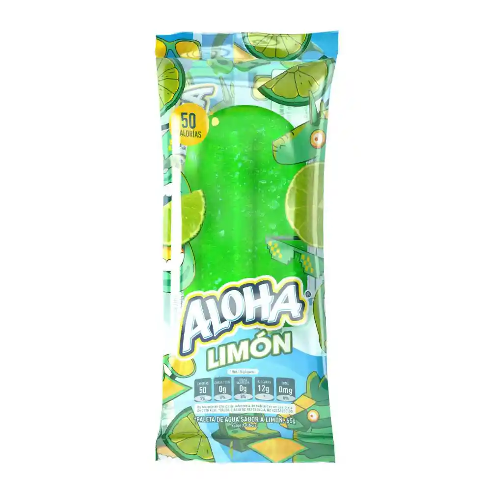 Aloha Paleta de Agua Sabor a Limón