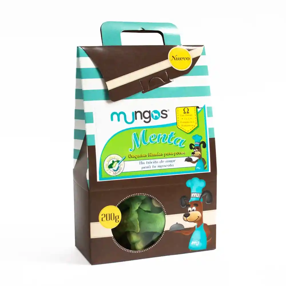 Galletas Mungos Blandas Sabor Menta Para Perros