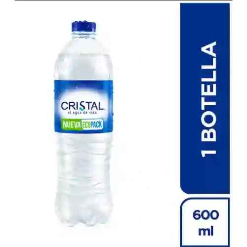 Agua Cristal 600 Ml.