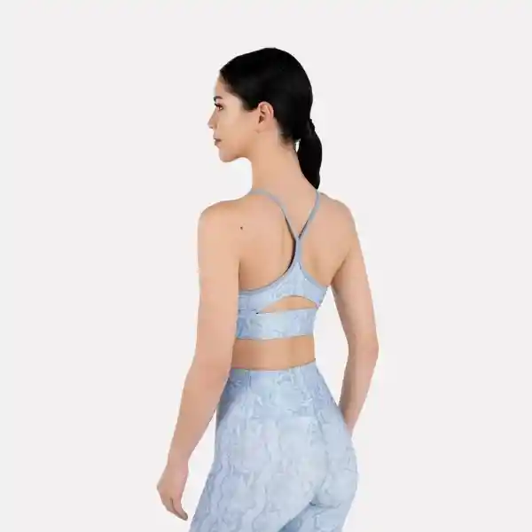 Reebok Top Id Train Aop Para Entrenamiento Mujer Azul Talla L