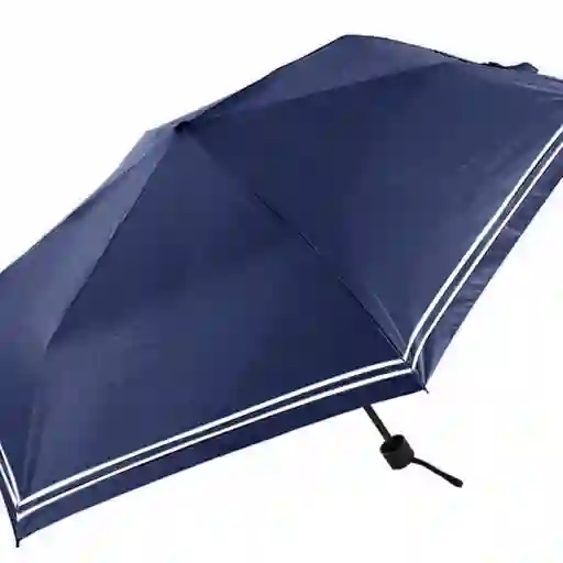 Paraguas de Sol de la Serie de Rayas Azul Marino Miniso