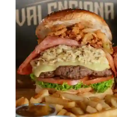 Hamburguesa Valenciana Crounchi