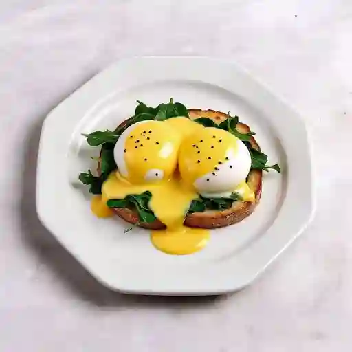Huevos Pochados En Salsa Holandesa