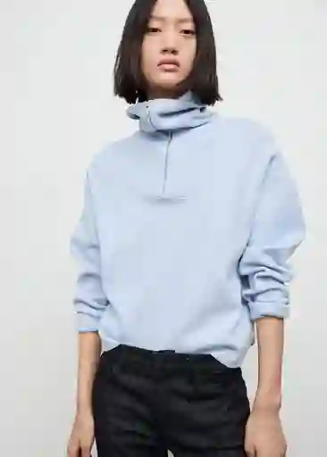 Saco Jersey Latonis Celeste Talla XS Mujer Mango