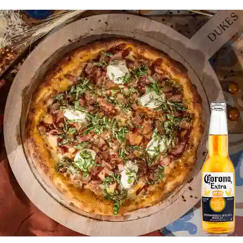 Combo bacon jack pizza master + corona