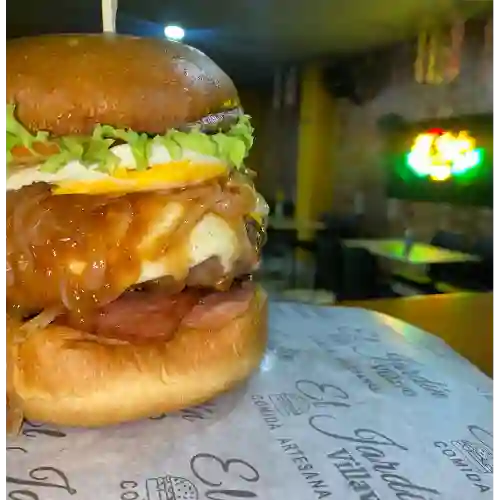 Hamburguesa de la Casa el Jardín