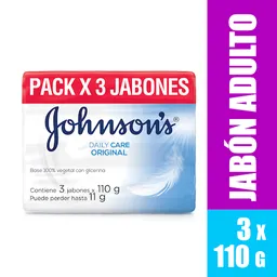 Johnson's Jabón Daily Care Original en Barra