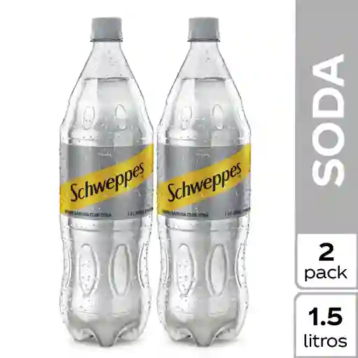 Soda Schweppes 1.5L x 2 Unds