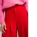 Pantalón Basima Mujer Rojo Ciñuela Oscuro Talla 10 Naf Naf