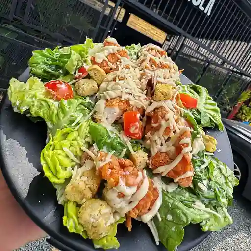 Cesar salad chicken crispy