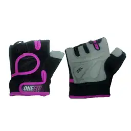 Guante Para Gym Negro y Morado Talla S