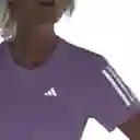 Adidas Camiseta Own The Run Tee Para Mujer Morado Talla XS
