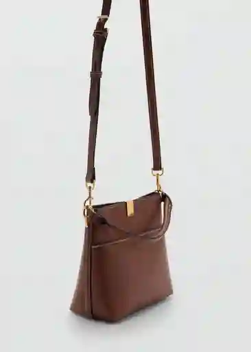 Bolso P Dani Cuero Talla 99 Mujer Mango