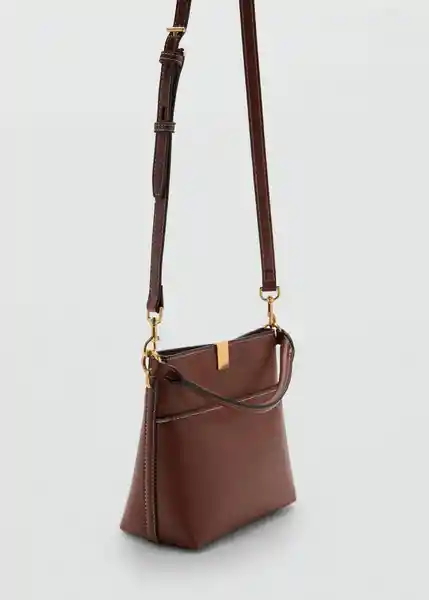 Bolso P Dani Cuero Talla 99 Mujer Mango