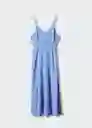 Vestido Siria Azul Talla 22 Mango Teen Girl Mango