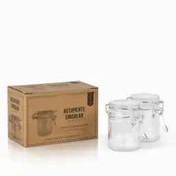 Set Recipiente Circular 50 mL Ambiente Gourmet