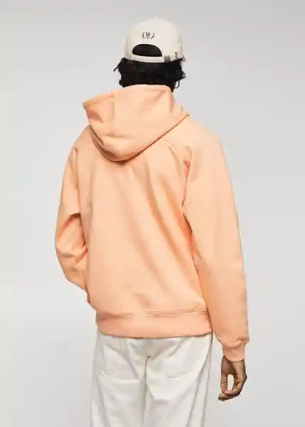 Buzo de Sudadera Pista Coral Talla XL Hombre Mango