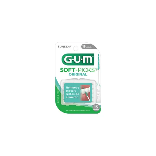 Gum Palillo Interdental Plastico Con Estim De Hule Y Estuch
