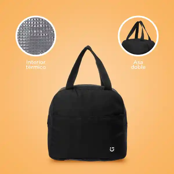 Lonchera Serie Clasica Negro Miniso