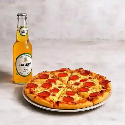 Co pizza personal clásica coronbot355ml