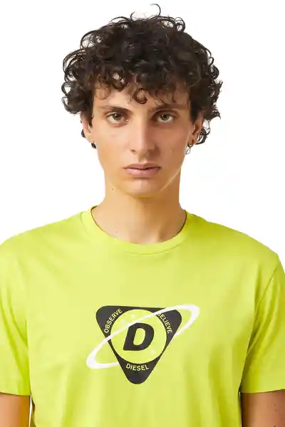 Diesel Camiseta T-Diegos-K24 Amarillo Talla XXL