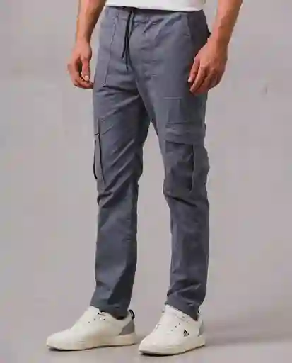 Pantalón Cargo Hombre Gris Medio Talla 34 RIFLE22350 Rifle