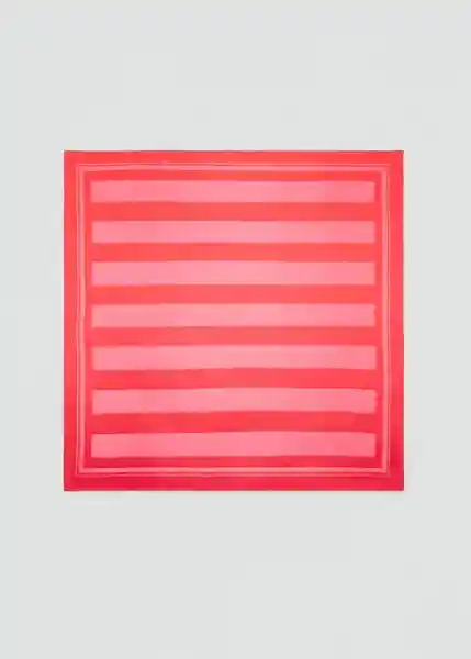 Pañuelo Jin Rojo Talla 99 Mujer Mango