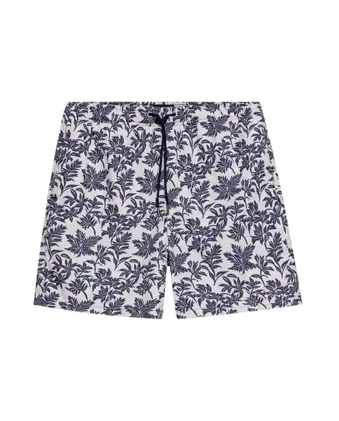 Bermuda Flower Duotone Crudo Porcelana Claro Talla M Chevignon