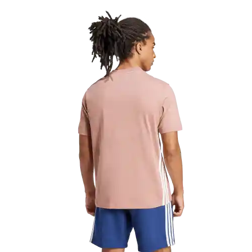 Adidas Camiseta Manga Corta Lifestyle Hombre Rojo Talla XL