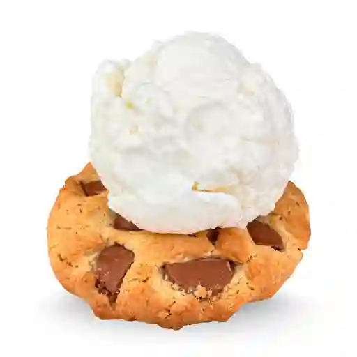 Galleta de chunks de chocolate + helado
