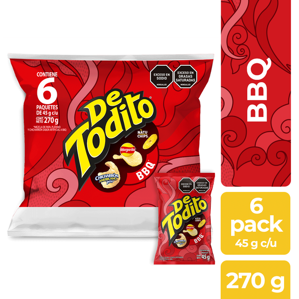 Detodito Snack Bbq 270 g