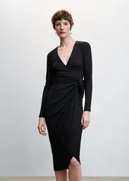 Vestido Amazing Negro Talla XS Mujer Mango