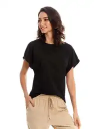 Belife Camiseta Manga Corta Mujer Negro Talla S Arkitect