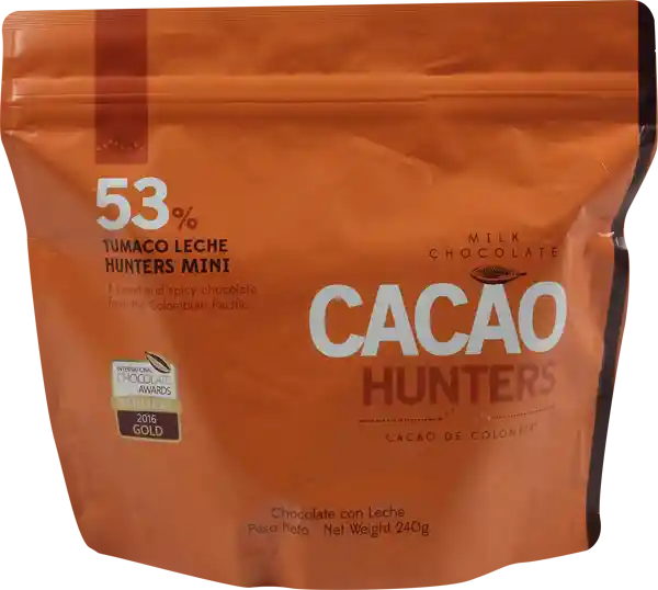 Hunters Chocolate 53% Tumaco Leche