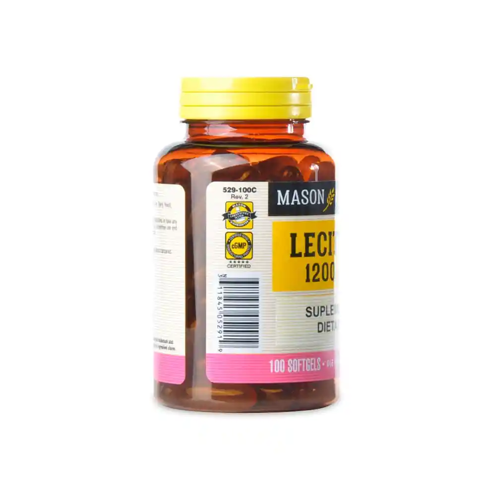 Mason Natural Lecitina Pure Soya 1200Mg X 100 Perlas